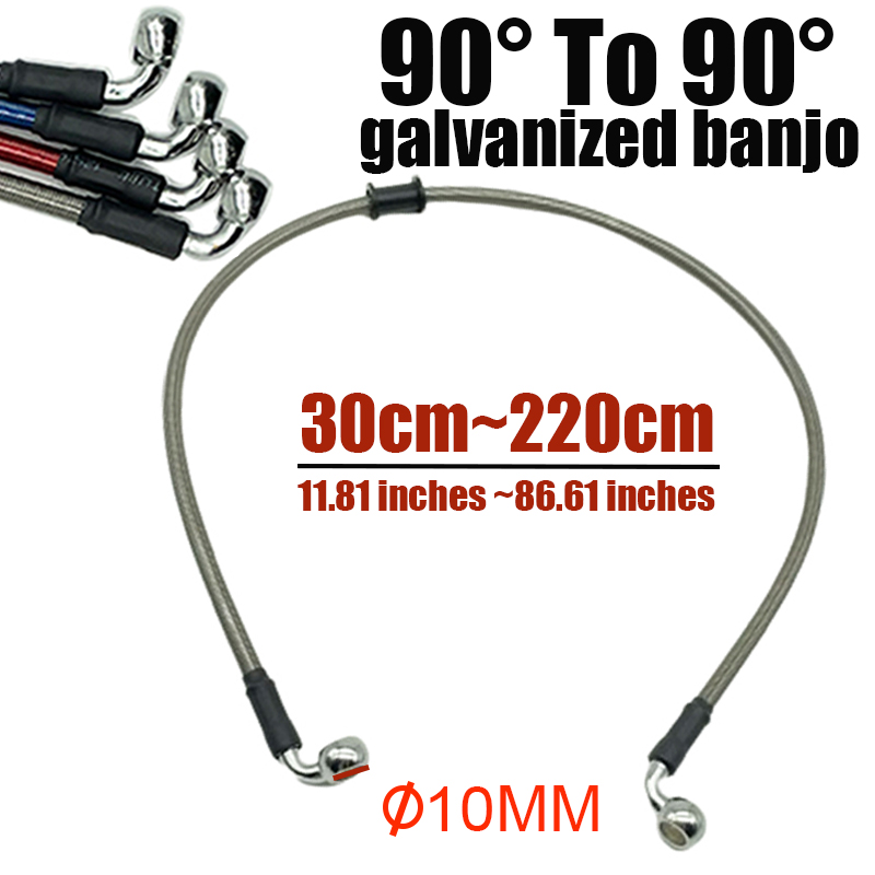 Brake Line Motorcycle - 10mm 90 degrés moto saleté vélo