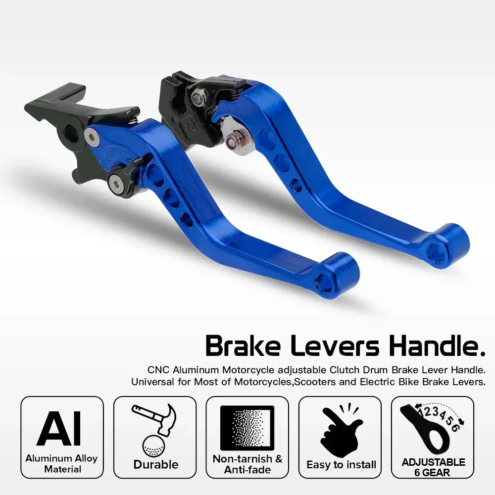 Brake Disc Motorcycle - Levier d'embrayage universel en alliage d'aluminium