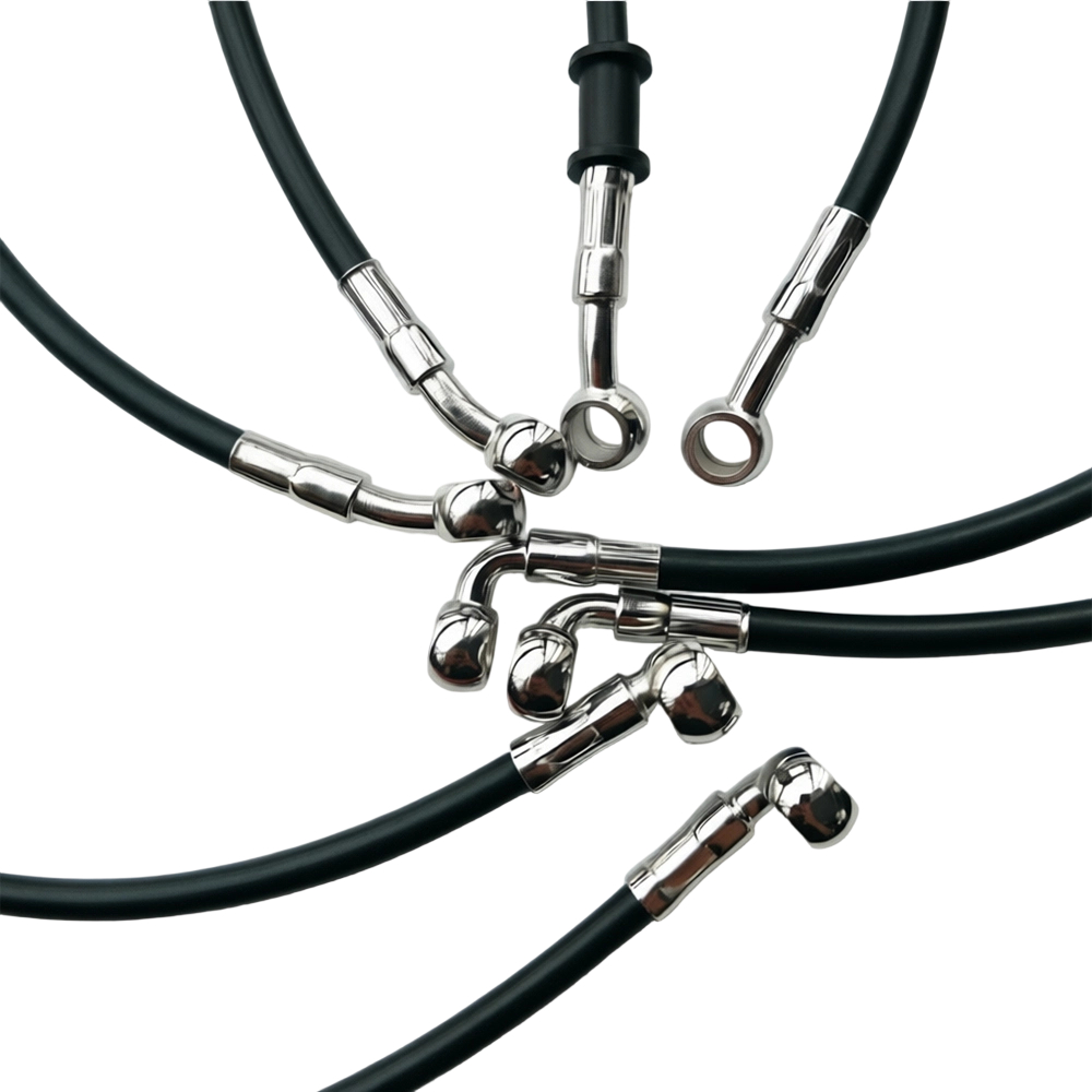 Noir 28 ° -90 °   Tuyau de fre - Brake Line Motorcycle avis et prix