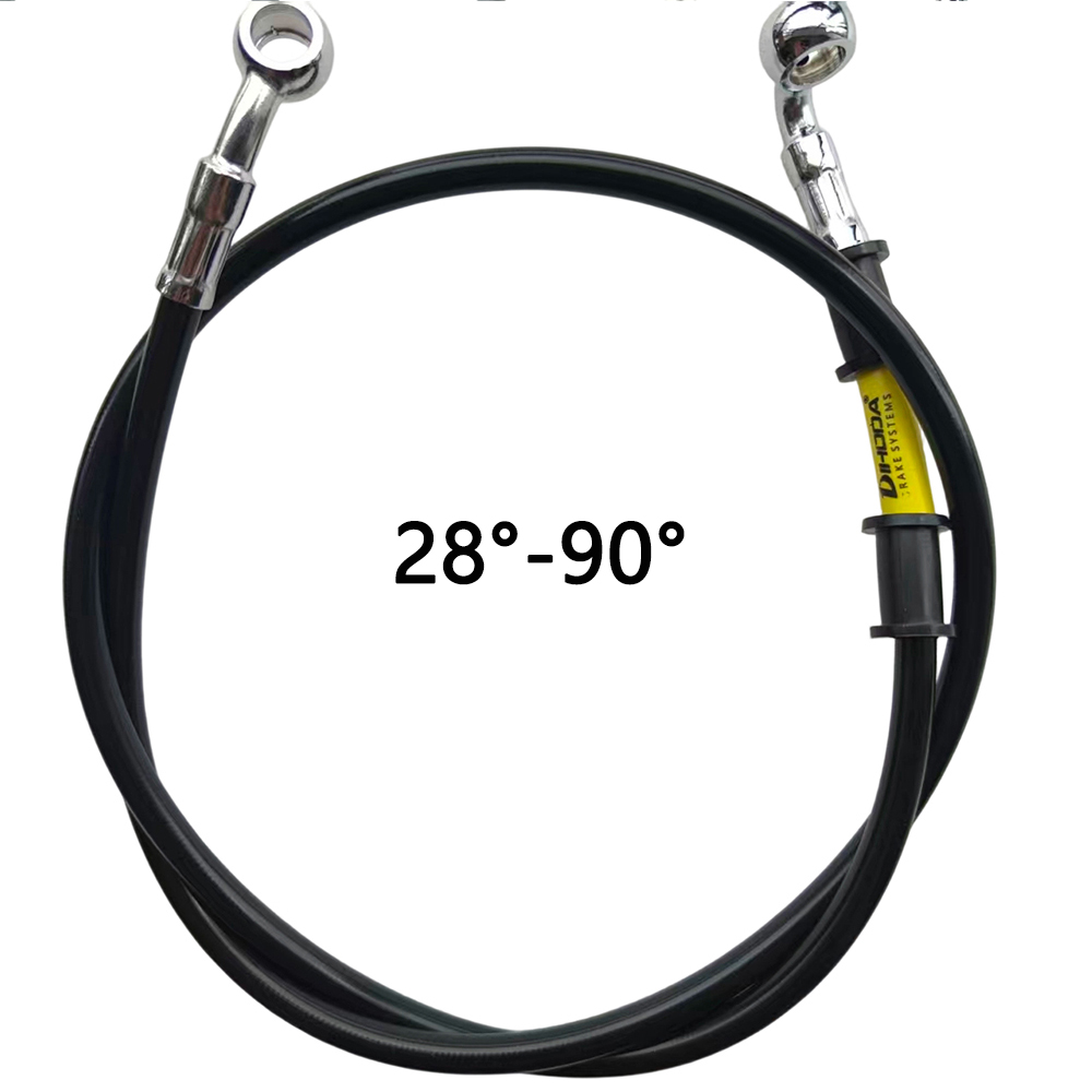 Noir 28 ° -90 °   Tuyau de fre - Brake Line Motorcycle avis et prix